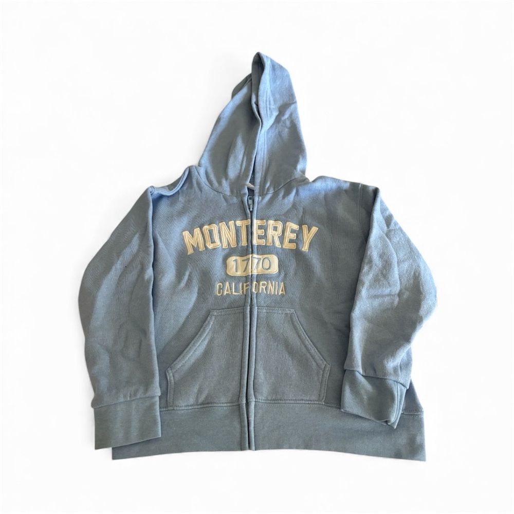 Kids Size M Monterey California Beach Zip Up Hoodie - Picture 6 of 6
